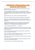 NAB RCAL LAW Questions with Answers 100&percnt; Correct  