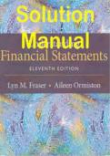 Solution Manual for Understanding Financial Statements, 12th Edition by Lyn M. Fraser, Aileen Ormist