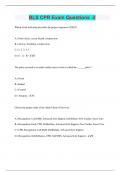BLS CPR Exam Questions -2