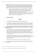 NR 503 Midterm Exam Study Guide: Chamberlain College of Nursing