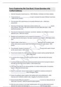 Power Engineering 5th Class Book 2 Exam Questions with Verified Solutions