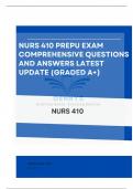 NURS 410 PREPU EXAM COMPREHENSIVE QUESTIONS AND ANSWERS 100% ACCURACY LATEST UPDATE (GRADED A+)|A 5-year-old girl with sickle-cell disease has had a temper tantrum in the office waiting room, and the mother has dealt with it inadequately. How should the n