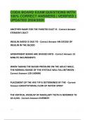 CODA BOARD FINAL EXAM QUESTIONS WITH 100&percnt; CORRECT ANSWERS &vert; VERIFIED &vert; LATEST UPDATED 2024&sol;2025&period;