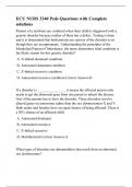 ECU NURS 3340 Peds Questions with Complete solutions&period;