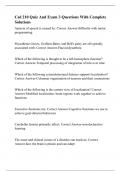 Csd 210 Quiz And Exam 3 Questions With Complete Solutions&period;
