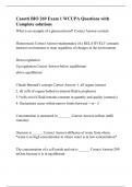 BIO 269 West Chester University Of Pennsylvania -Casotti BIO 269 Exam 1 WCUPA Questions with Complete solutions.