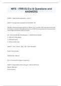 NIFE - FRR ELO&semi;s & Questions and ANSWERS