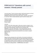 D196 Unit 6 & 7 Questions with correct answers &lowbar; Already passed&period;