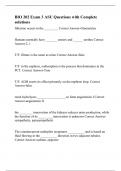 BIO 202 Exam 3 ASU Questions with Complete solutions.