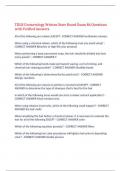  TDLR Cosmetology Written State Board Exam 86 Questions with Verified Answers&comma;100&percnt; CORRECT