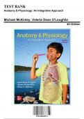 Test Bank: Anatomy & Physiology: An Integrative Approach 4th Edition by McKinley - Ch. 1-29 with Rationales