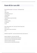 Exam &num;2 for nurs 283 questions and answers 2024