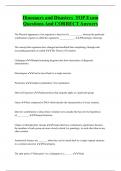 Dinosaurs and Disasters TOP Exam Questions And CORRECT Answers