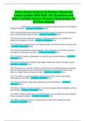 Crime Scene Analyst IAI Review Questions Latest Update 2024-2025 160 Questions and 100&percnt; Verified Correct Answers Guaranteed A&plus; At First Attempt