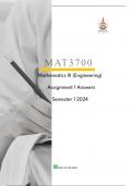 MAT3700 Assignment 01 Answers Semester 1 2024