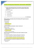Qualys Training Exam Questions and Answers 2023-2024&period;