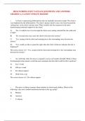  HESI NURSING EXIT V4 EXAM QUESTIONS AND ANSWERS  GRADED A+ LATEST UPDATE 2024/2025