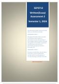 SEP3712 Assignment 2 semester 1 ,2024. This document contains an introduction, body, conclusion and references for Topic 1 and Topic 2 of SEP3712 written Assignment 2, 2024. you will select and submit 1 Topic.100% Pass Guaranteed. Good Luck.