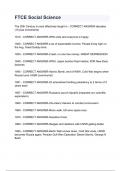 FTCE Social Science questions & answers