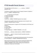 FTCE NavaEd Social Science questions & answers