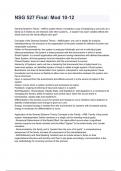 NSG 527 Final&colon; Mod 10-12 graded A&plus; by experts 2024&sol;2025