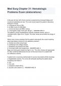 Med Surg Chapter 31_ Hematologic Problems Exam (elaborations)