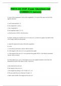PHYS 211 TOP Exam Questions and  CORRECT Answers