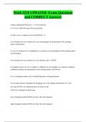 Math 2210 UPDATED Exam Questions  and CORRECT Answers