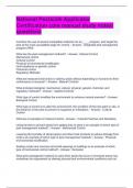 National Pesticide Applicator Certification core manual study notes&sol; questions and answers