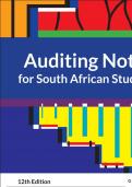 Auditing notes for South African students 12th
