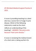 ATI RN Adult Medical Surgical Practice B 2023