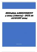HED4805 Assignment 4 2024 (182074) - DUE 26 August 2024
