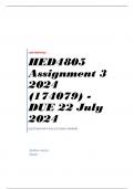 HED4805 Assignment 3 2024 (174079) - DUE 22 July 2024