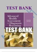 TEST BANK For Advanced Health Assessment and Diagnostic Reasoning, 4th Edition by Jacqueline Rhoads, Verified Chapters 1 - 18, Complete Newest Version