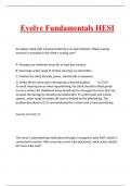 HESI Fundamentals Practice Exam 2024
