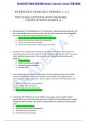 PN HESI EXIT EXAM 2023 VERSION 1, 2, 3  TEST BANK QUESTION WITH ANSWERS   LATEST UPDATE GRADED A+