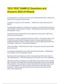 TICO TEST SAMPLE Questions and Answers 2024 &lpar;A&plus;Rated&rpar;