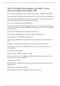 MCIT 591 Final Exam Questions with 100&percnt; Correct  Answers Verified Latest Update 2024