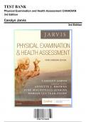 Test Bank for Physical Examination and Health Assessment: A Clinical Approach, 3rd Edition Edition by Jarvis, 9781771721493, Covering Chapters 1-31 | Includes Rationales