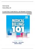 Test Bank - Medical Billing 101, 2nd Edition (Clack, 2016), Chapter 1-12 | All Chapters