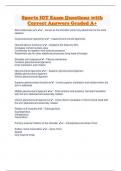 Sports IOT Exam Questions with Correct Answers Graded A&plus; 