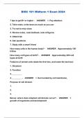 BISC 101 Midterm 1 Exam 2024