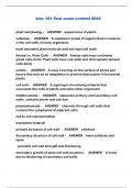 bisc 101 final exam content 2024