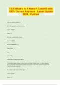 7&period;6&period;8 What&rsquo;s In A Name&quest; CodeHS with 100&percnt; Correct Answers &vert; Latest Update 2024 &vert; Verified