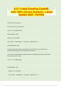 8&period;2&period;7 Listed Greeting CodeHS with 100&percnt; Correct Answers &vert; Latest Update 2024 &vert; Verified