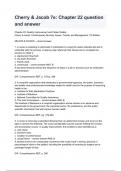 Cherry & Jacob 7e&colon; Chapter 22 question and answer