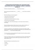 STRAIGHTERLINE MICROBIOLOGY 2024/2025 EXAM QUESTIONS WITH 100% VERIFIED CORRECT ANSWERS RATED A+