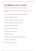 BYU MMBio 221 exam 1 Robison Questions With All Correct Answers Already Passed!!