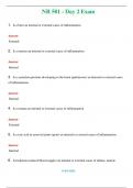NR 501 Exams Set &lpar;Latest 2024 &sol; 2025&rpar; Questions and Answers &lpar;Verified Answers&rpar;