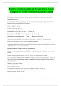 Egan's Fundamentals of Respiratory Care&colon; Chapter 41 with Verified Solutions Latest